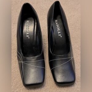 Rasolli Wedge Dress Shoes Black Size 6